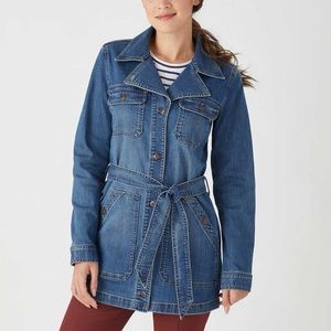 Duluth Trading Women’s denim trench XL - NWT
